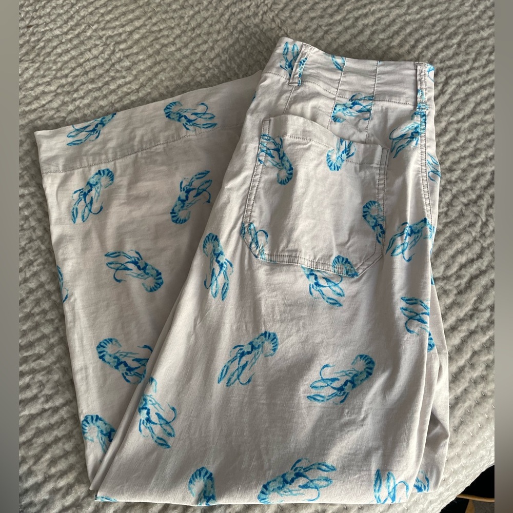 Anthropologie Maeve Colette Lobster Pants Size 28 Excellent! - Picture 4 of 8